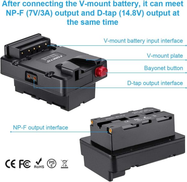BATERY PLATE NP-F A V-MOUNT - Image 2