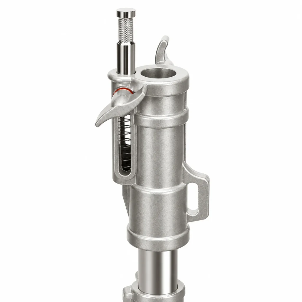 Cabezal del Baby Combo NEEWER con espiga Baby y receptor Junior