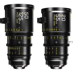 Kit de dos lentes DZOFilm Pictor 20–55 mm y 50–125 mm con montura PL