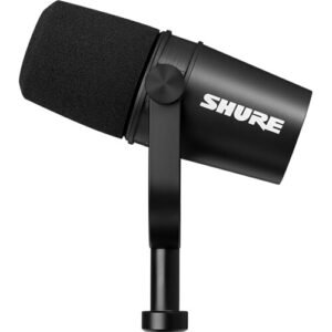 Micrófono Shure MV7X: vista lateral