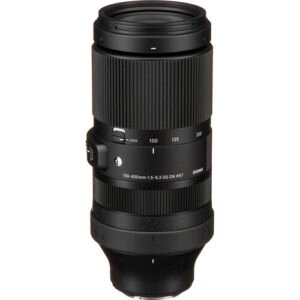 Sigma 100–400 mm f/5–6.3 Sony E: vista del zoom y bloqueo