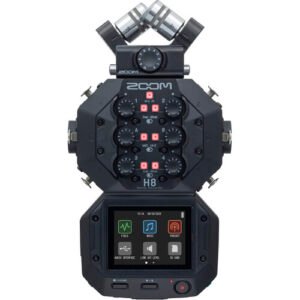 Grabadora Zoom H8: vista frontal y controles